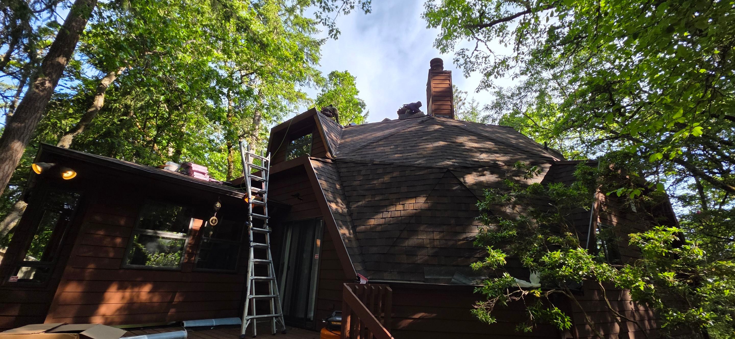 Residential Shingle Dome Roof Installation – Eugene, OR by BEST Roofing & Waterproofing