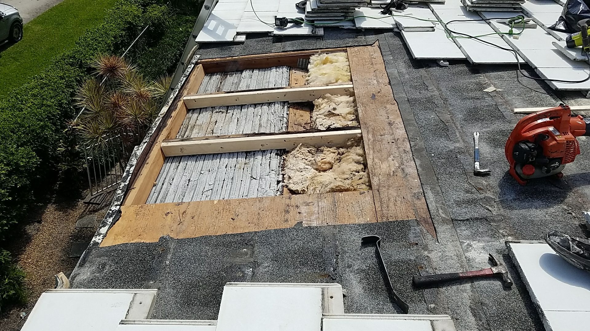 Concrete Tile Roof Repair and Plywood Decking Replacement in Boca Raton by Aastro Roofing