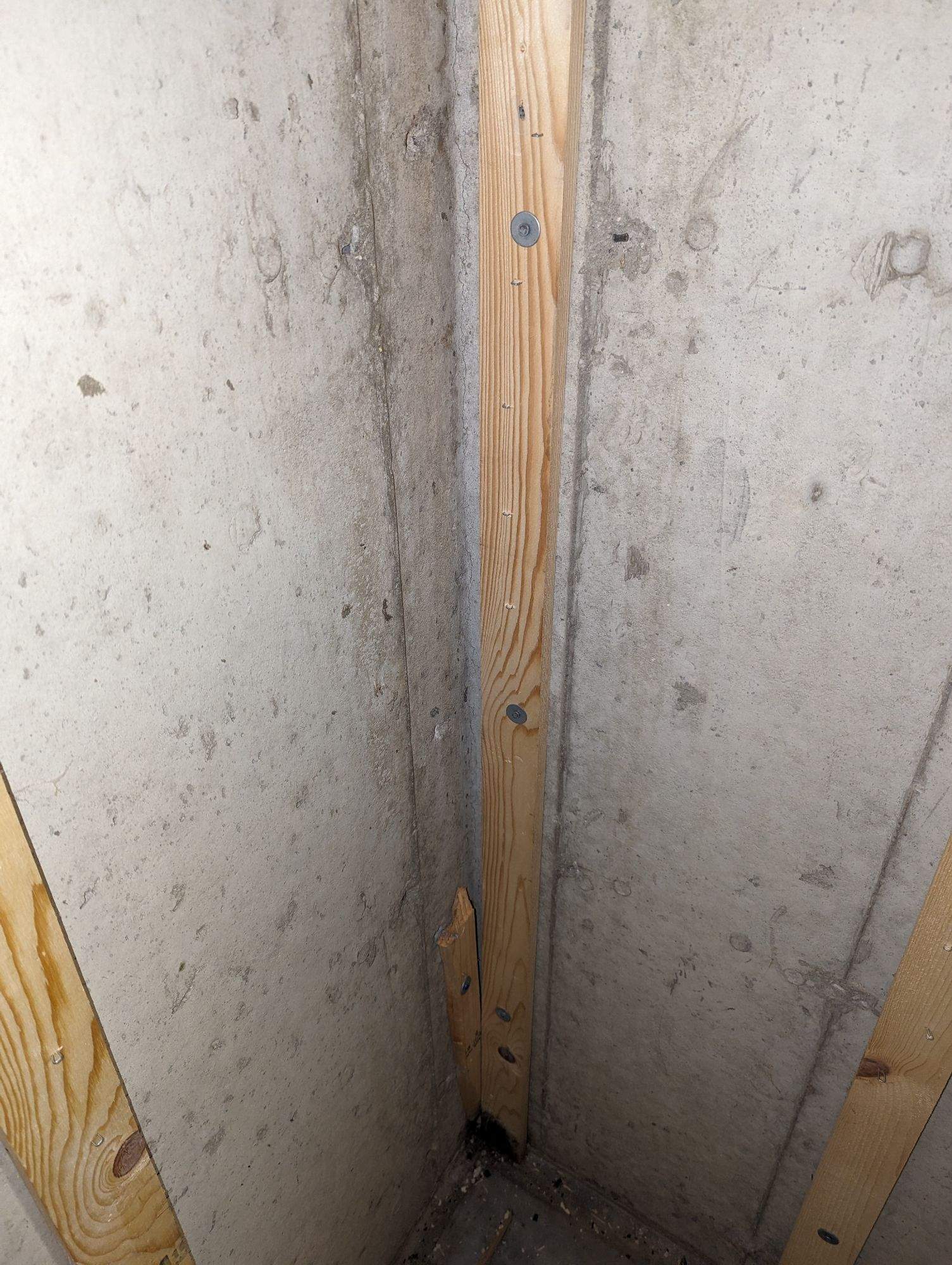 Interior Foundation Crack Repair by Allied Water Services