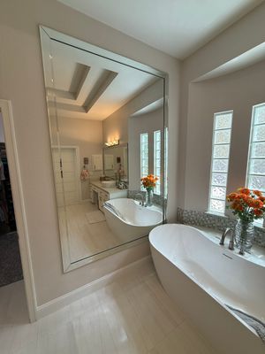 Big Beautiful Bevel Strip Mirror 