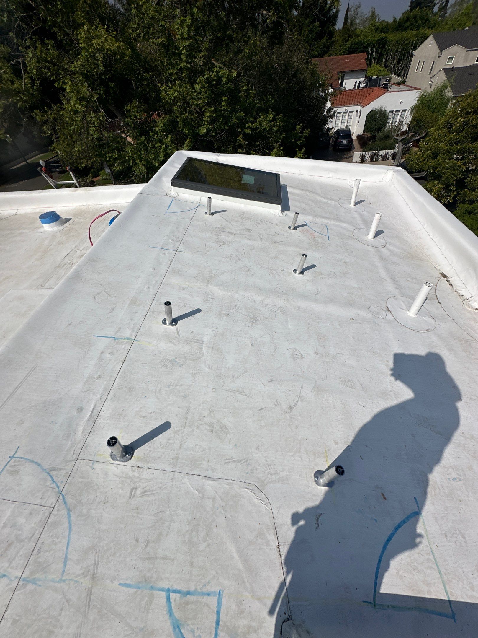 Residential Solar Panel Installation and Custom Roof Deck in Los Angeles by AWS Solar