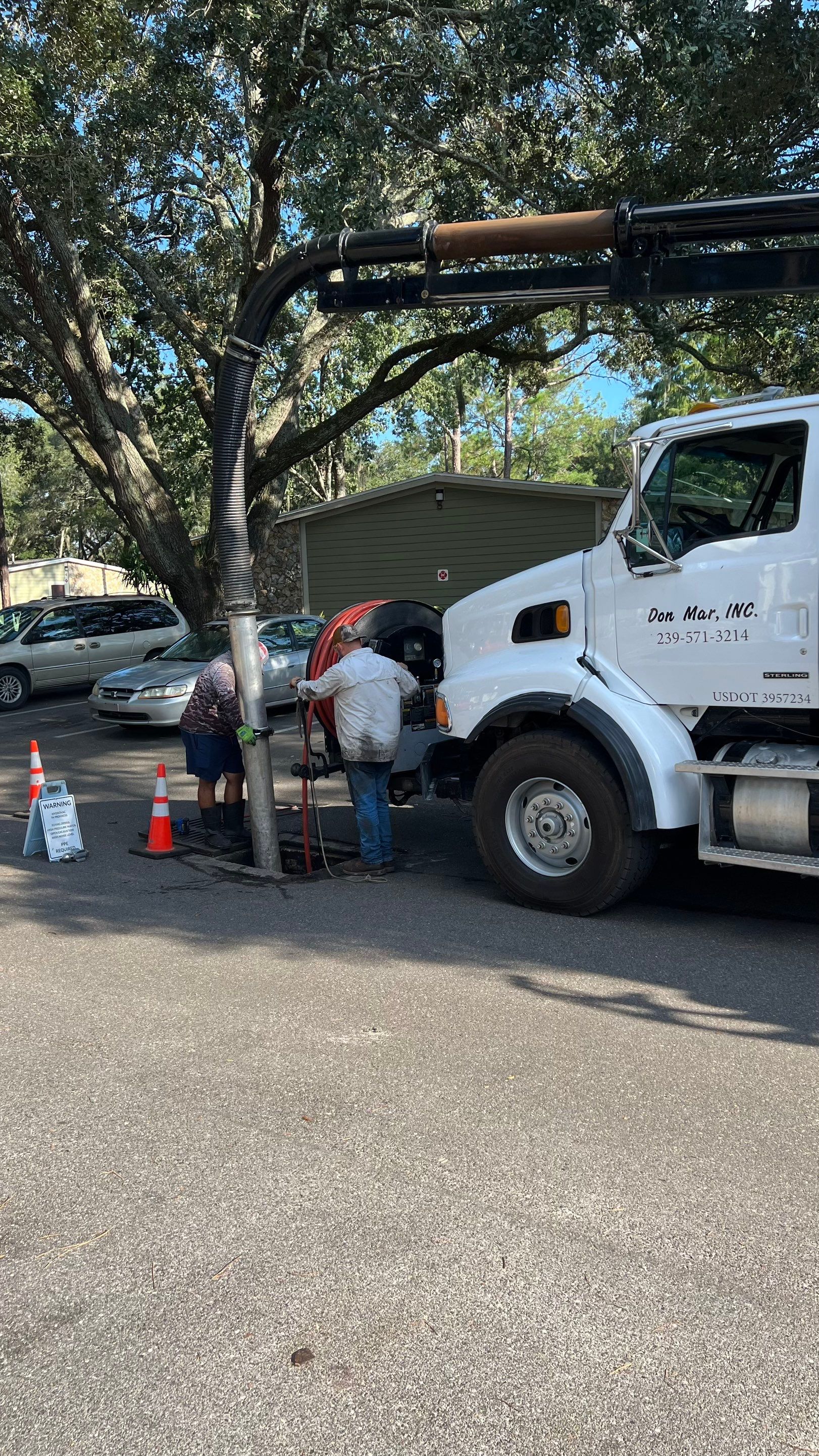 Apartment Complex Storm Water System Cleaning and Maintenance by Don Mar, Inc. Storm Water Solutions
