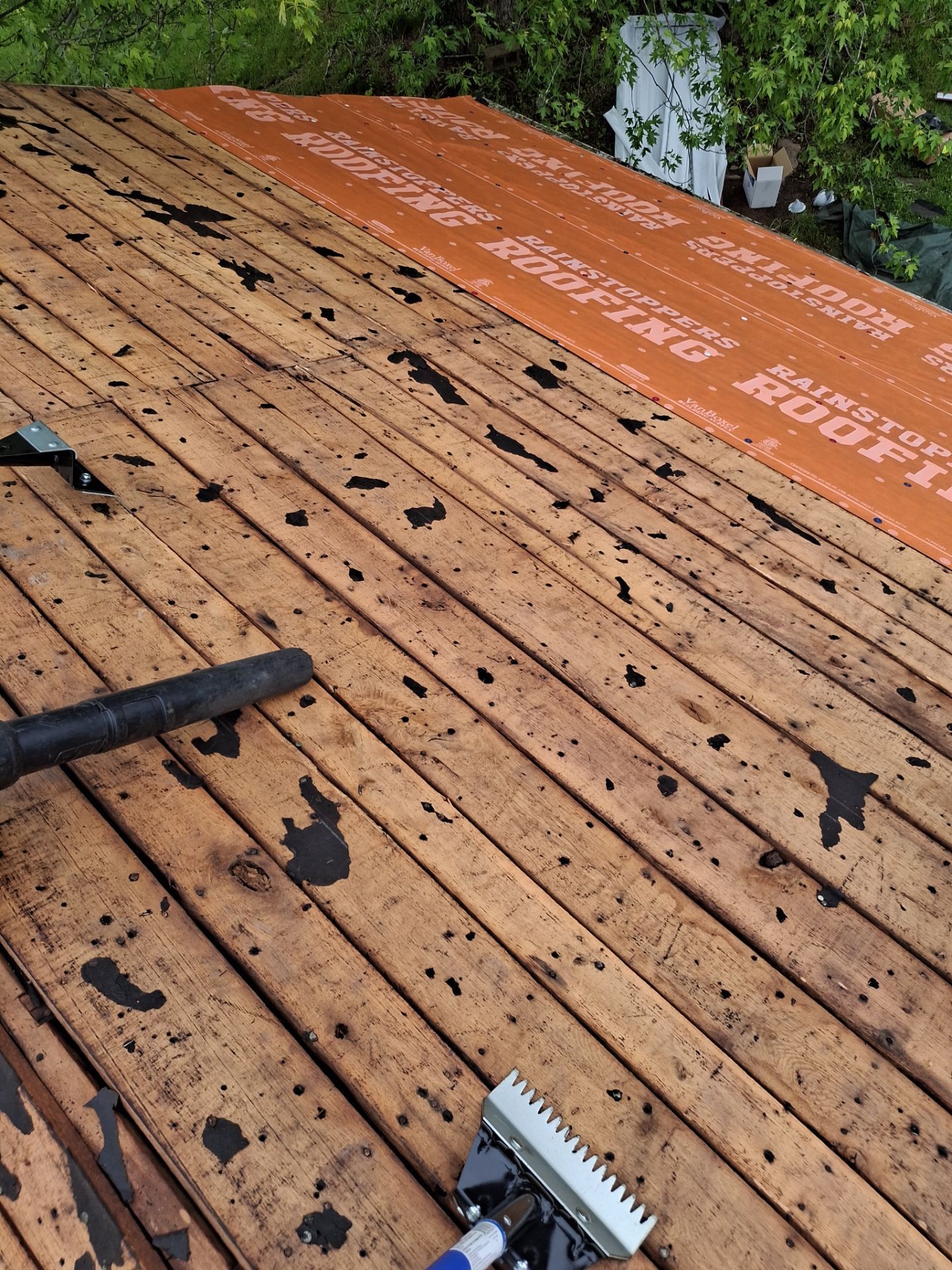 Residential Roofing Installation using Metal by Rainstoppers Roofing