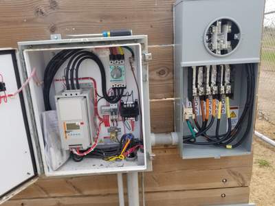 Replaced Agricultural Pump & Panel
