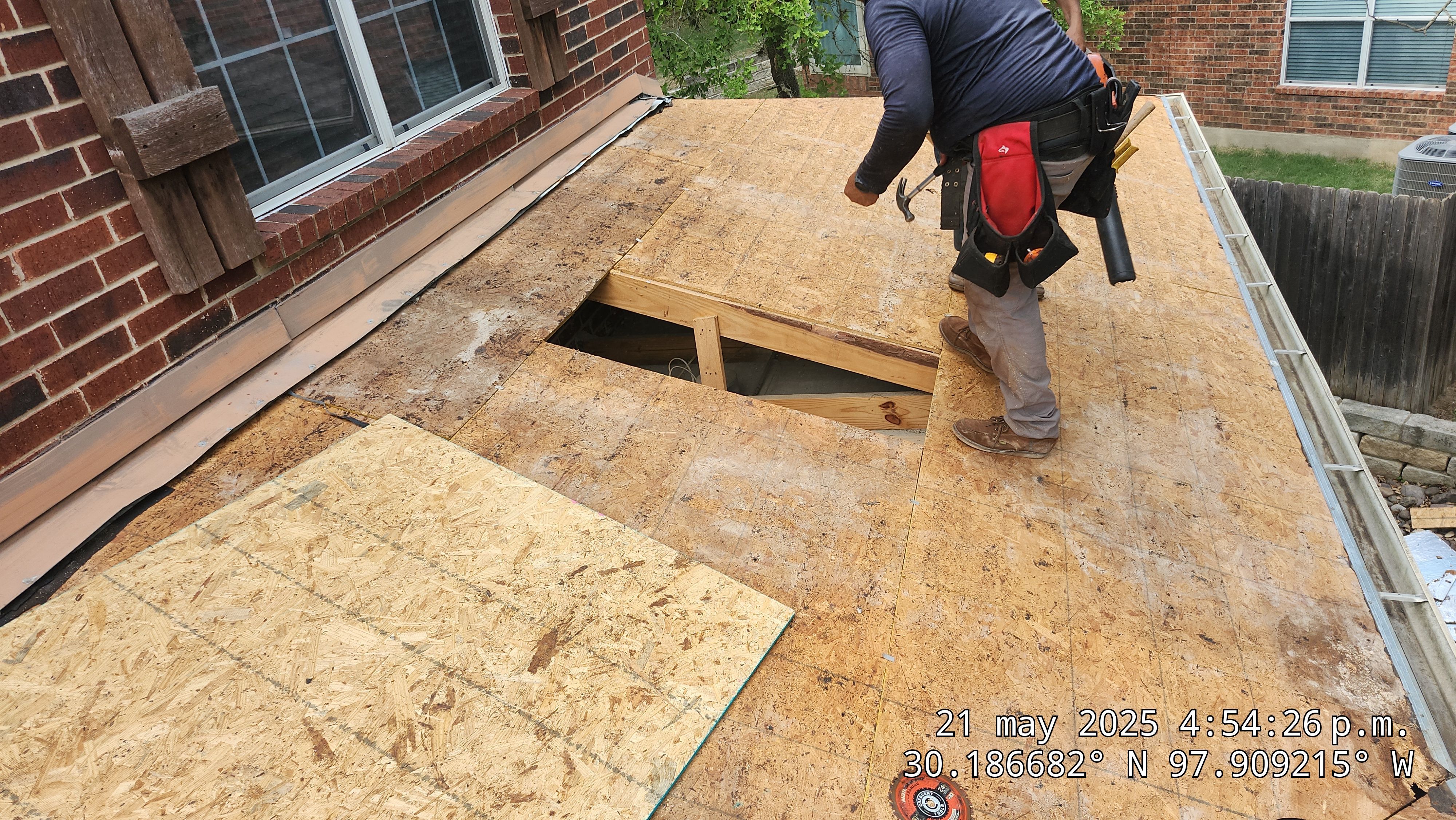 Austin Roofing Replacement, Decking Upgrades and Gutters Restoration by Caliber Restoration LLC