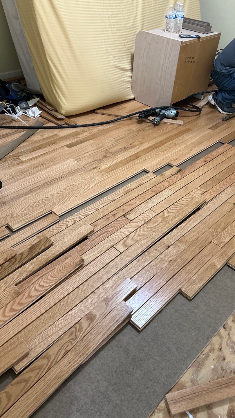 Hardwood Flooring and Staircase Installation  by Footprints Floors of Nashville