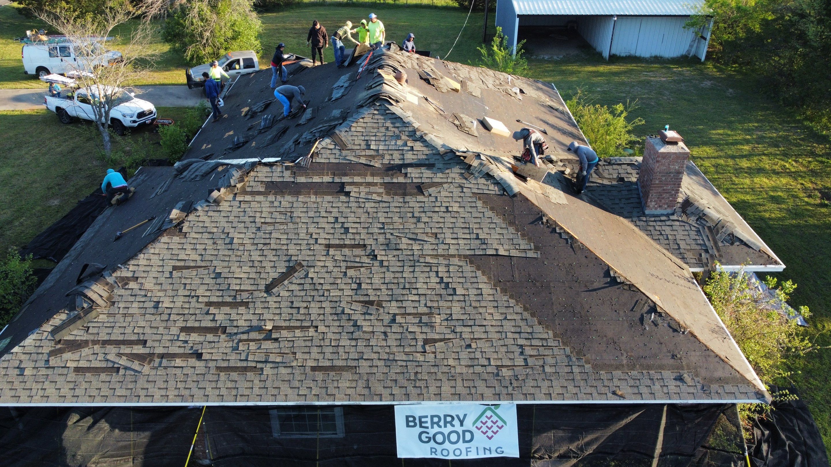 Storm Restoration Project  by Berry Good Roofing 