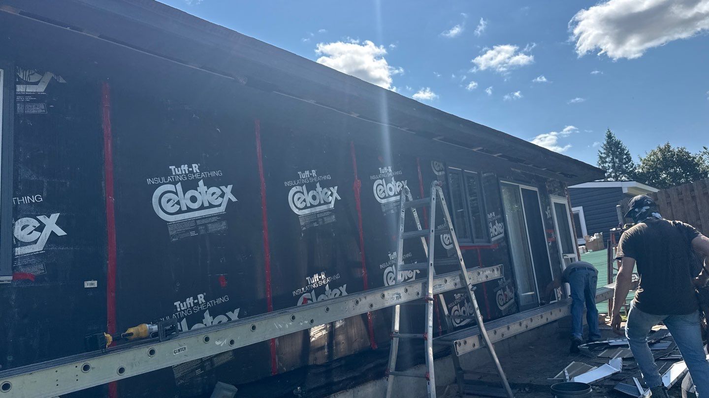 Siding Replacement using Alside Charter Oak D4.5" Cape Cod Grey by 180 Contractors