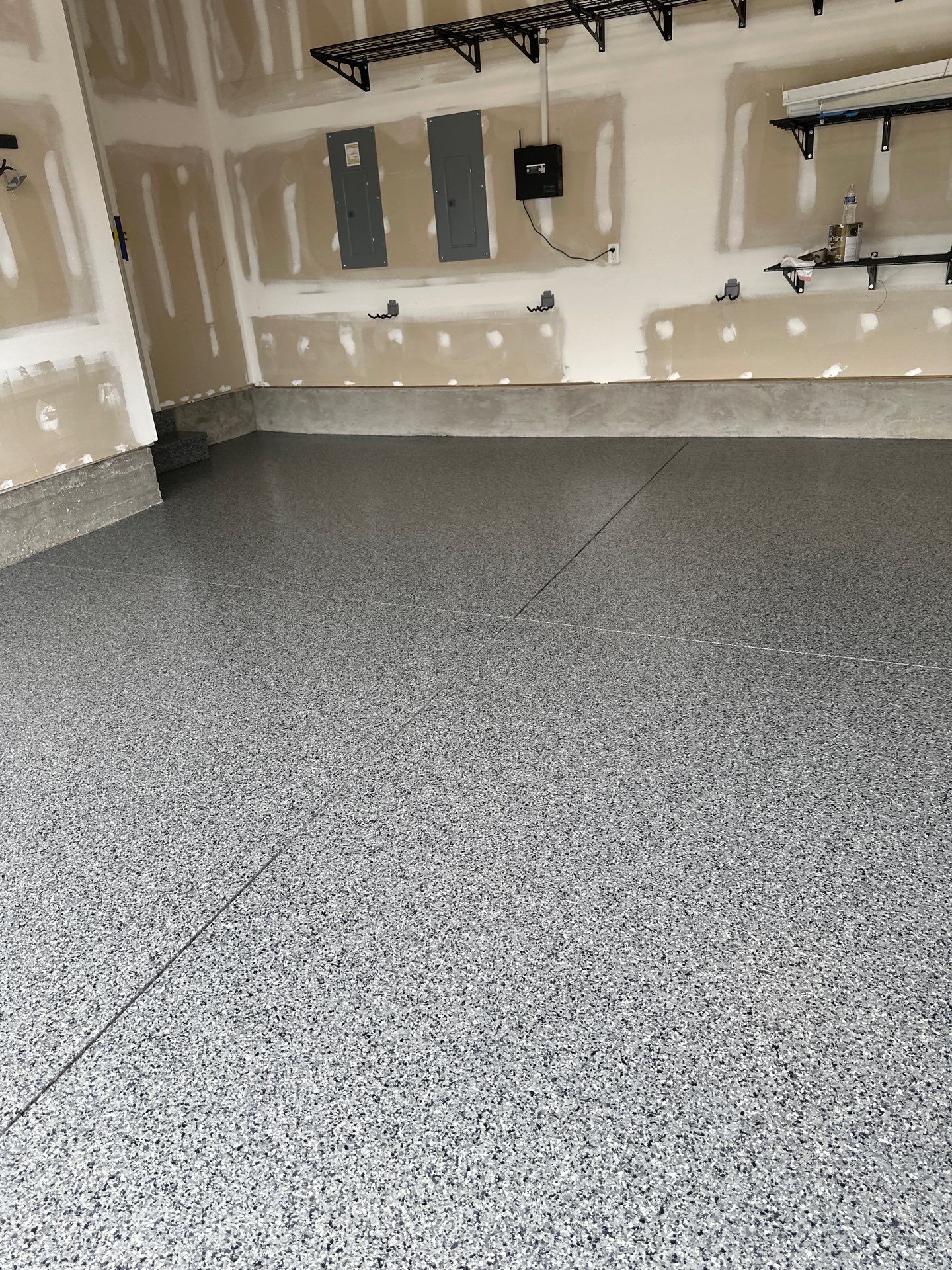 Garage Floor Coating using Nightfall by My Garage Floor Guys