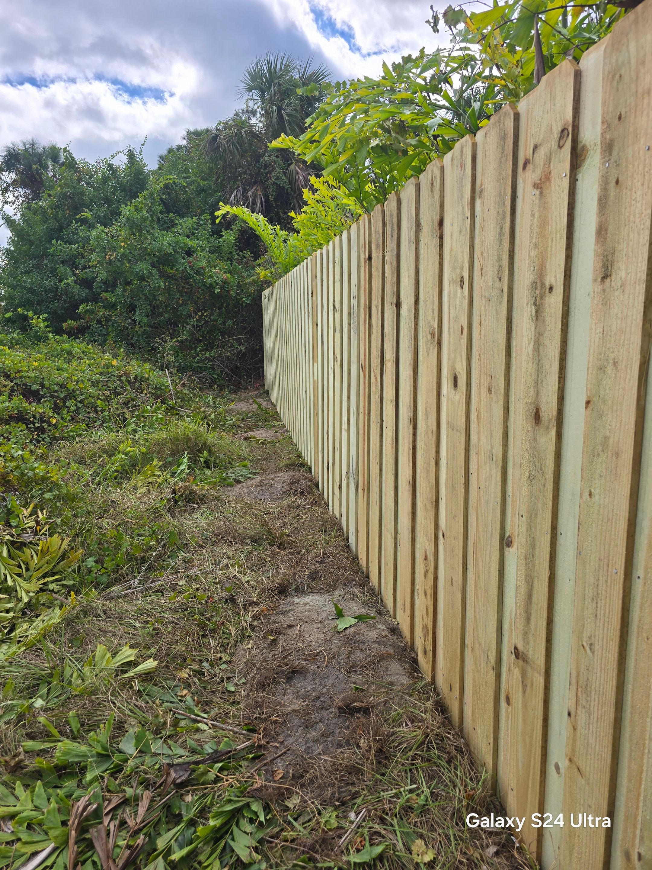 Wood Fence Install in North Port by True Fence LLC