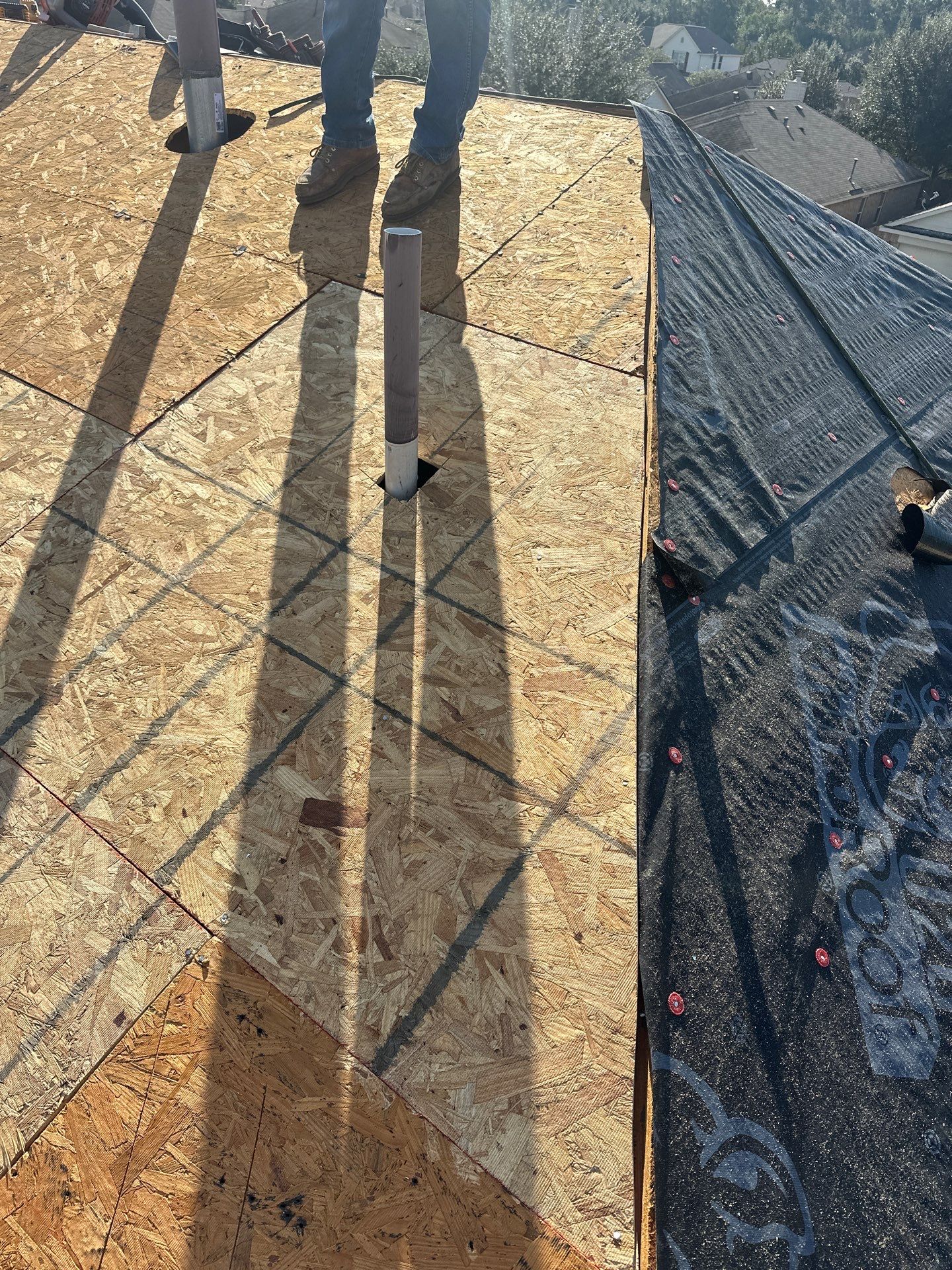 Residential Roofing Installation using Owen's Corning Duration (Lifetime) Shingles by Roof Repair Company