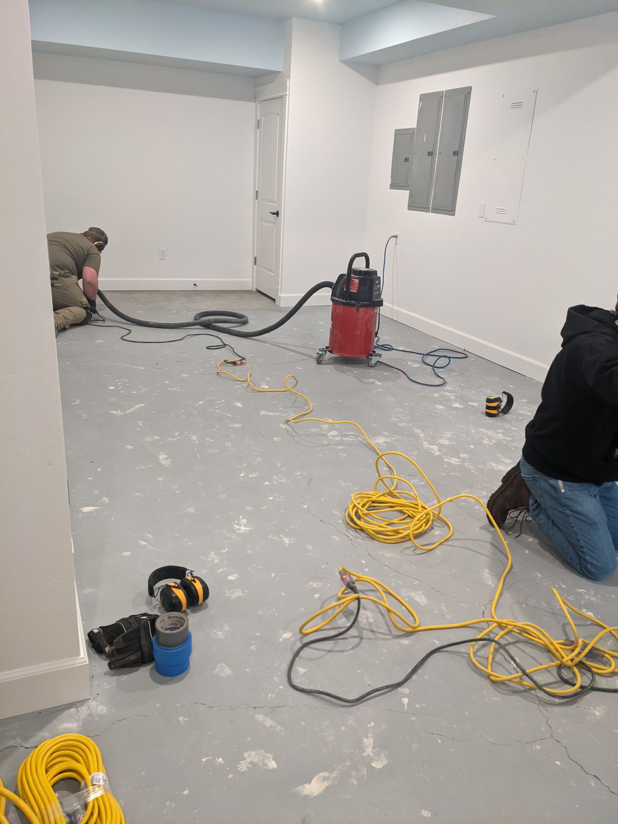 Basement Transformation using Mt Everest by Croc Coatings, LLC