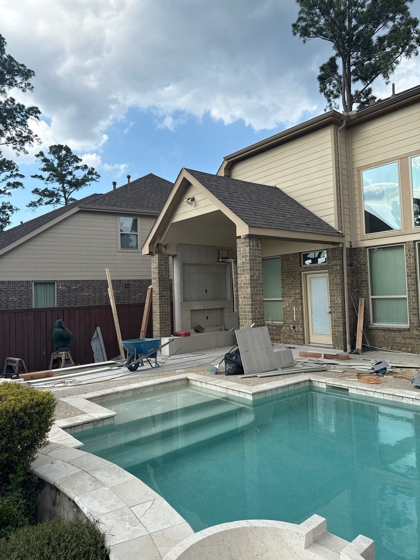 Patio and Summer Kitchen by SophAlx LLC