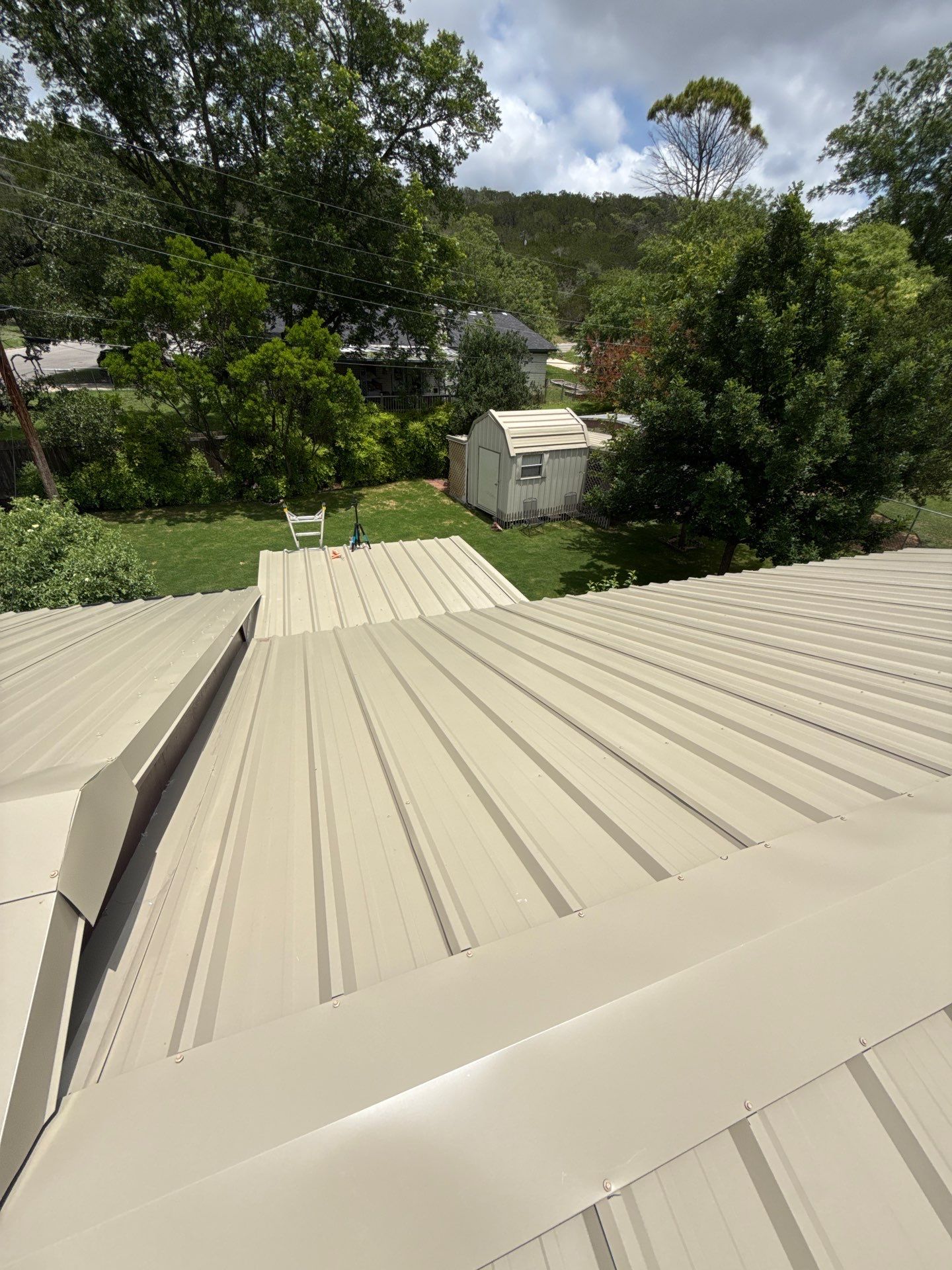 Residential Metal Roof Replacement and Custom Fascia Repair in Kerrville by Rich the Roofer LLC