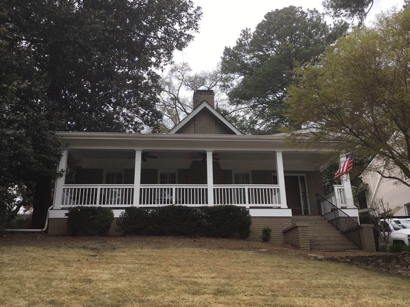 Custom Shingle Siding Installation and Brick Painting in Atlanta by Swift Home Renovations