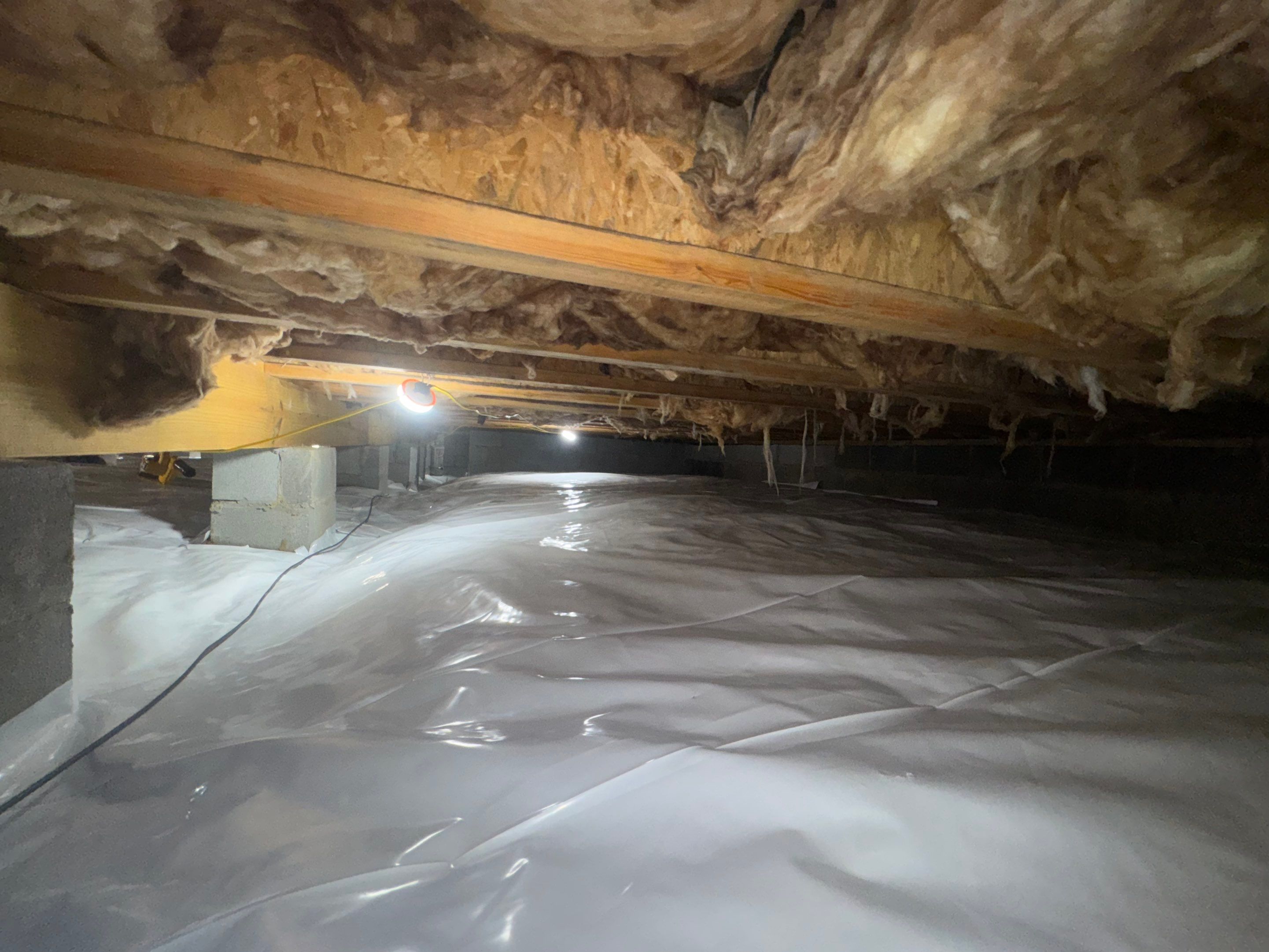 Project in Franklin by Patriot Crawl Space Repairs
