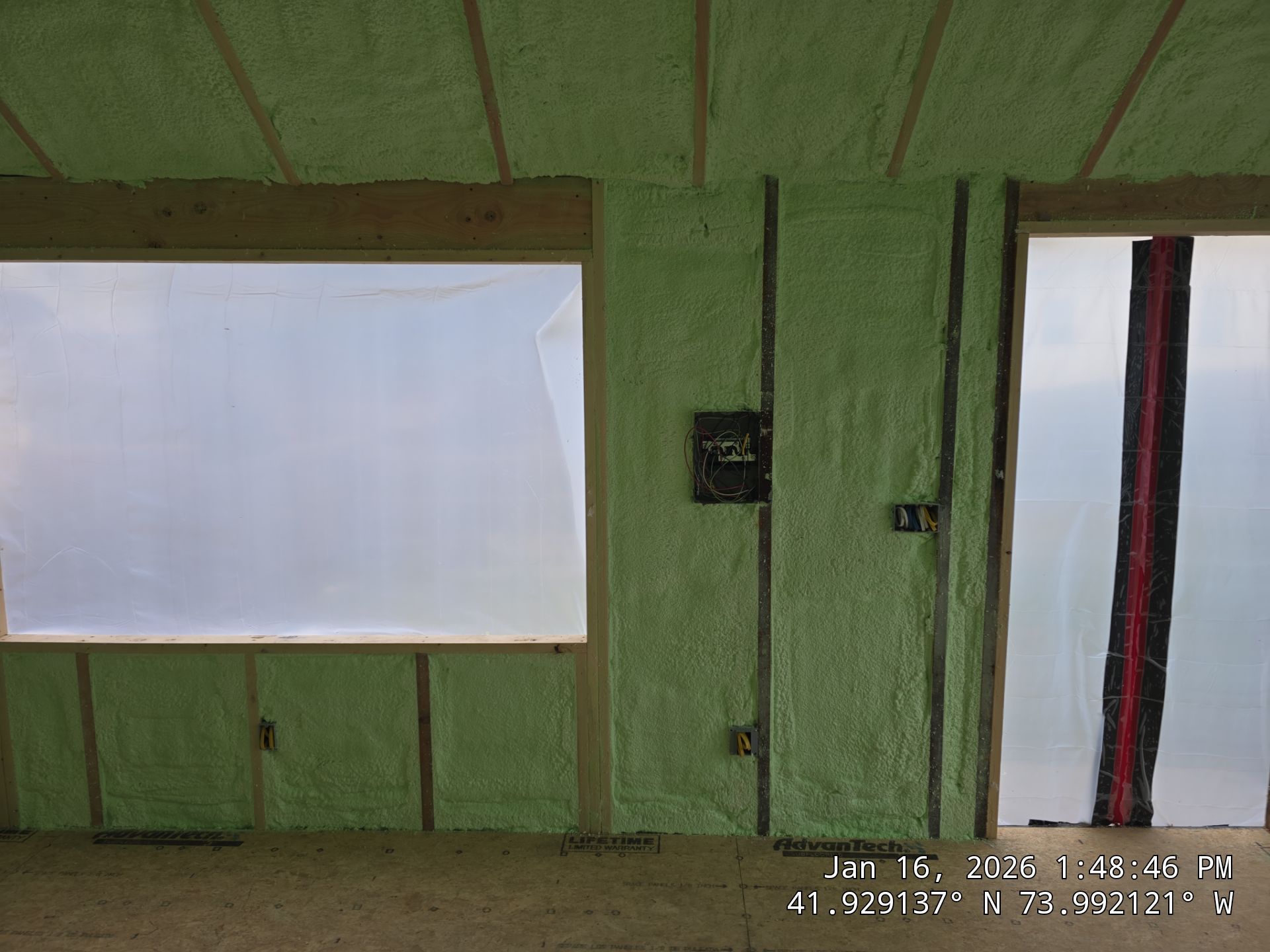 Detached Garage using Closed Cell Spray Foam by NYS Foam & Energy