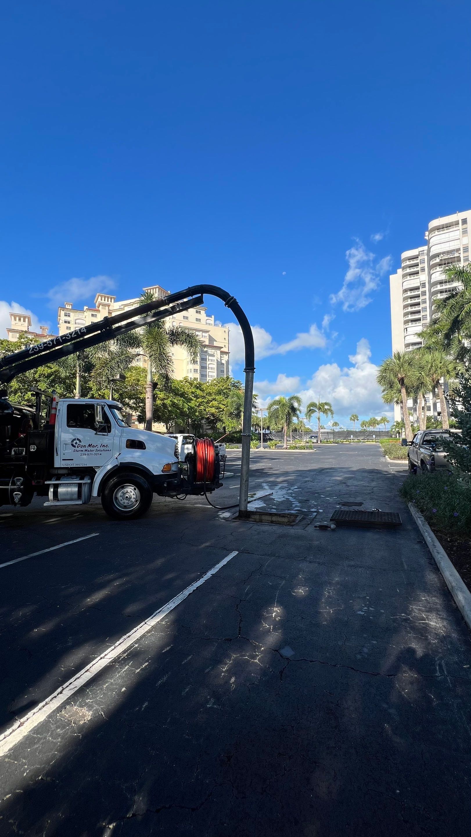 Marco Island Condo Stormwater System Maintenance and Standing Water Removal by APS Power & Water