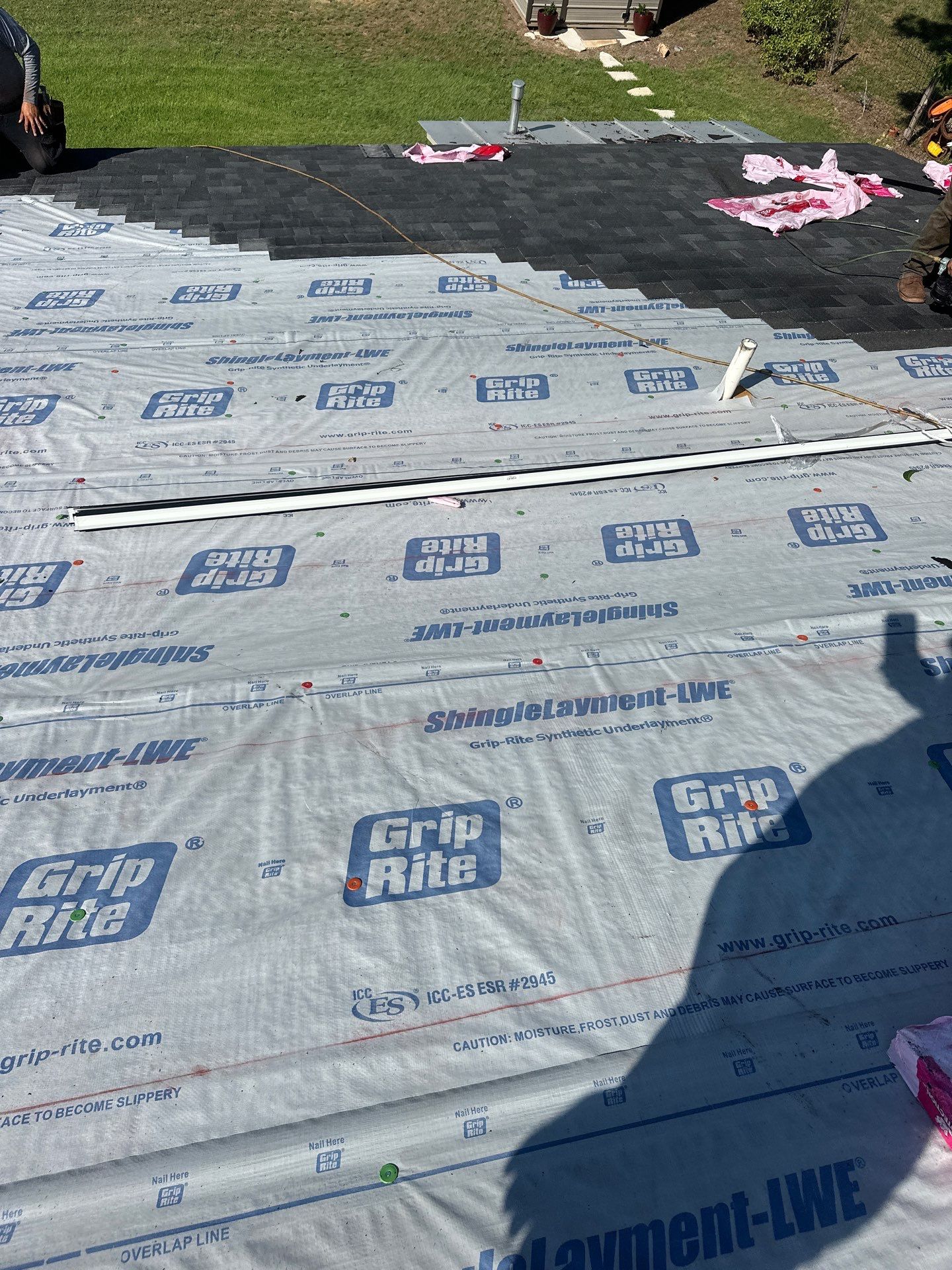 Residential Roofing Installation using Owens Corning Oakridge Onyx Black by DeZign Roofing & Exteriors