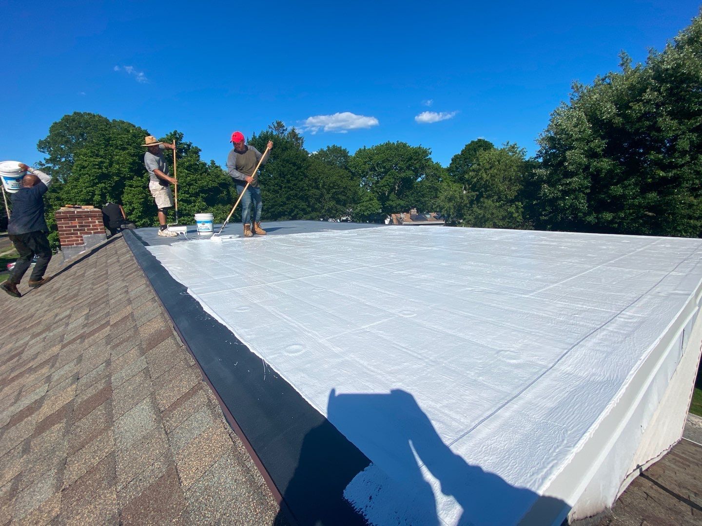 Residential Roofing Installation using Owens Corning Duration Driftwood by A Plus Exterior