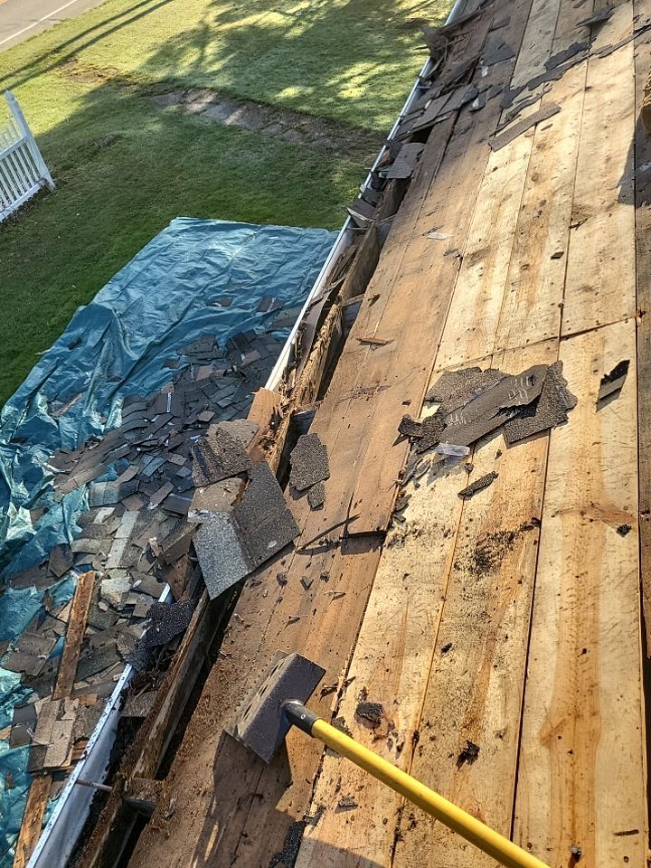 ATLAS PINNACLE COLOR: COASTAL GRANITE DRIP EDGE: BLACK by Eagle Eye Roofing