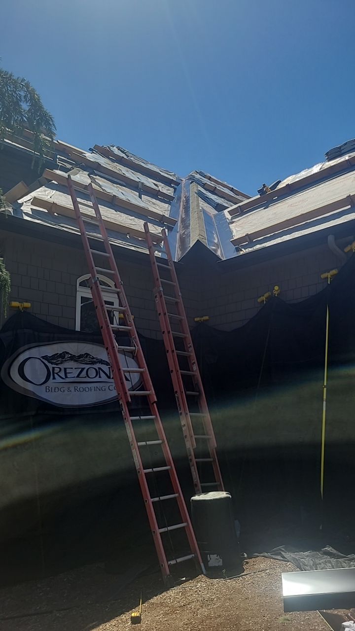 Residential Roofing Installation using Malarkey Windsor 50 Year Shingle (Color: Storm Grey) by Orezona Building & Roofing Company, Inc.
