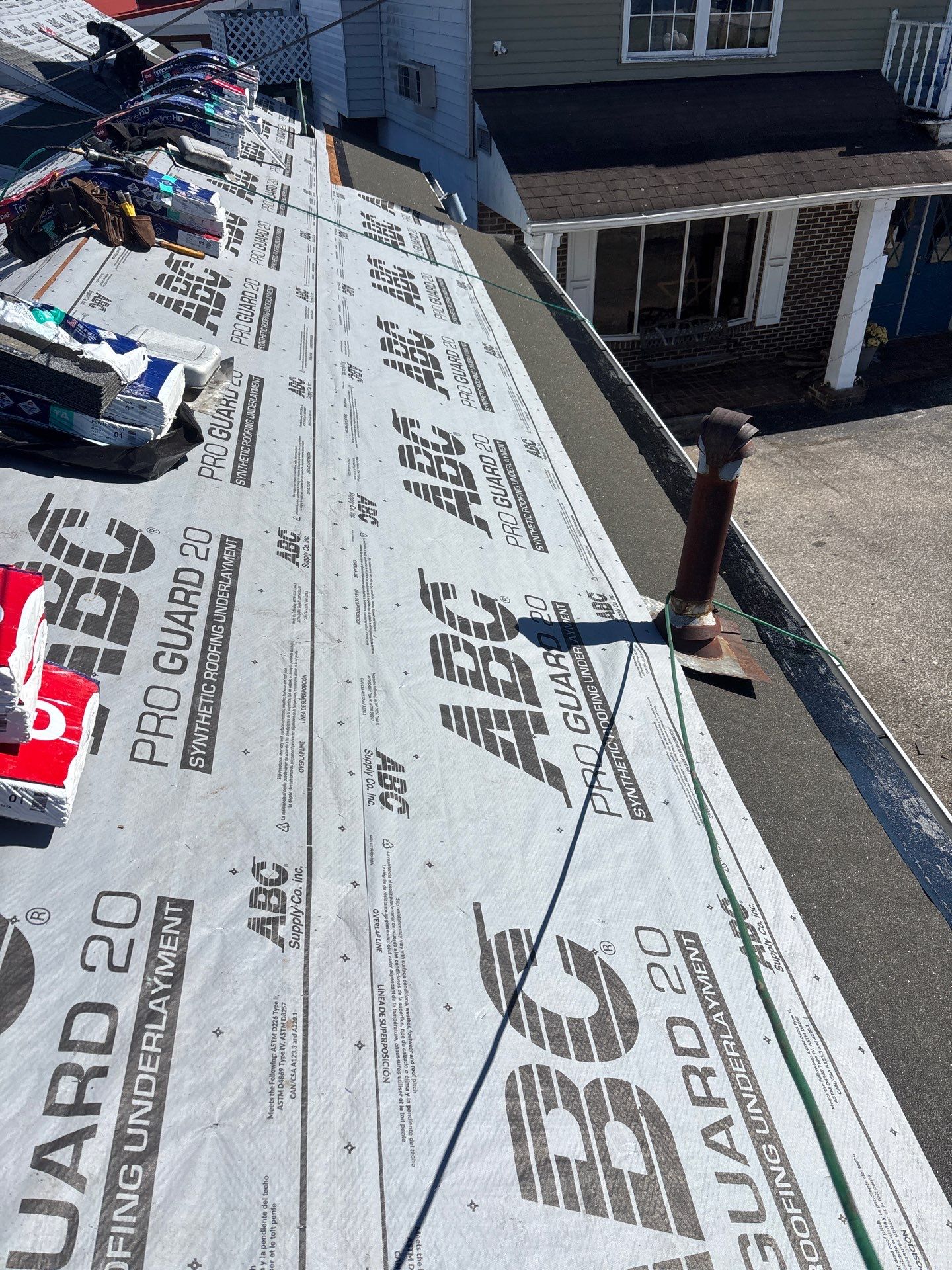 Residential Roofing Installation using GAF Timberline HDZ Pewter Gray by Rainstoppers Roofing