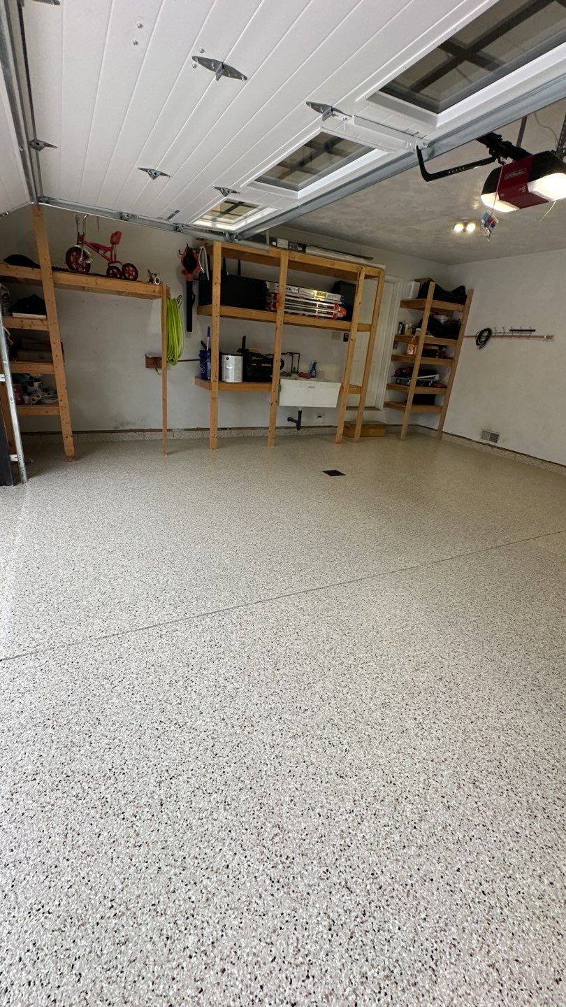 Garage Project in Weirton by Floors in a Day, Inc