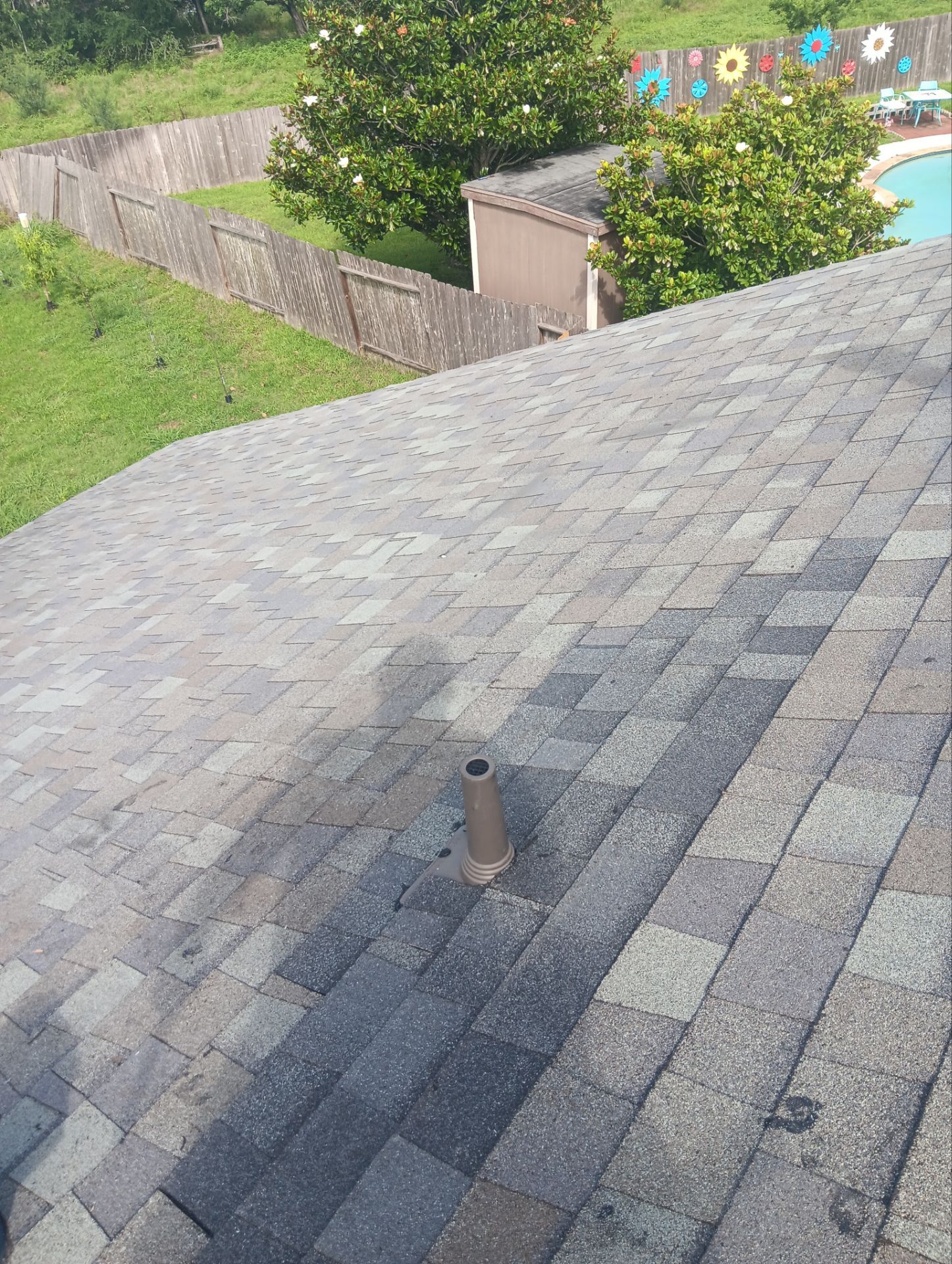 Hail Damage using Owen's Corning Duration (Lifetime) Shingles by Roof Repair Company