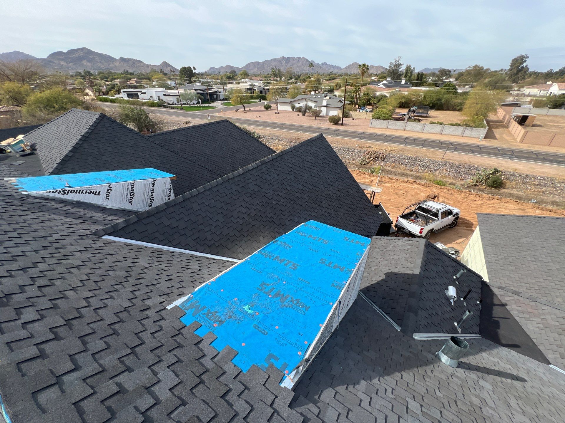 Shadow Gray Presidential Shingles by Reimagine Roofing