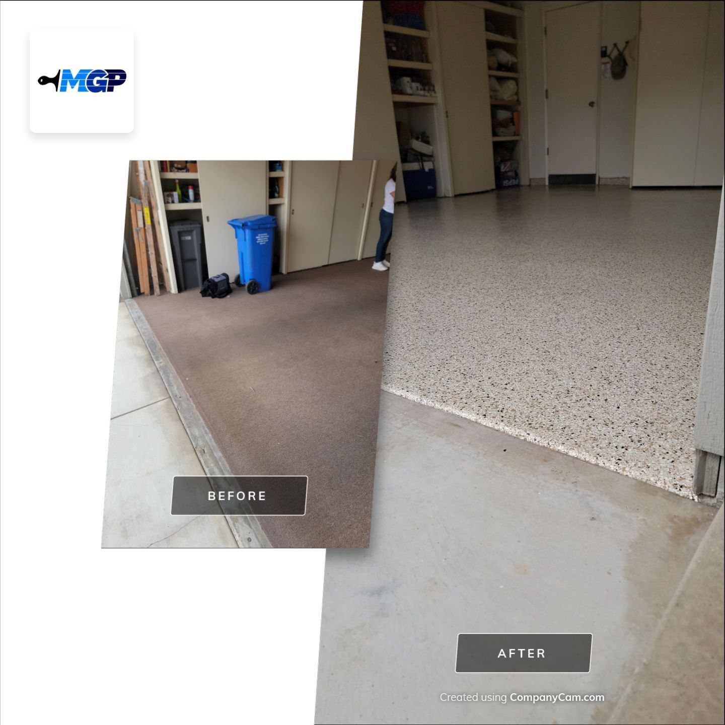Amazing Garage make over by MGP Coatings