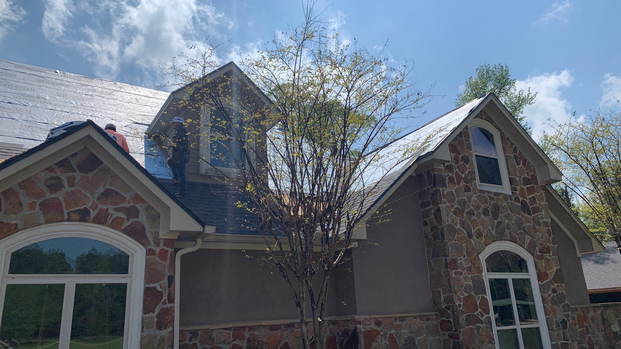 Residential Roofing Installation using Malarkey Architectural Vista Shingles by Hostetler Roofing