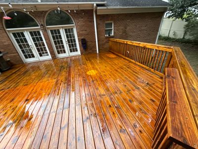 Wood Deck using Wood Sealant