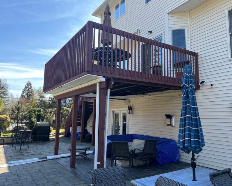 Deck Resurfacing in Manalapan Township, New Jersey by deck guardian