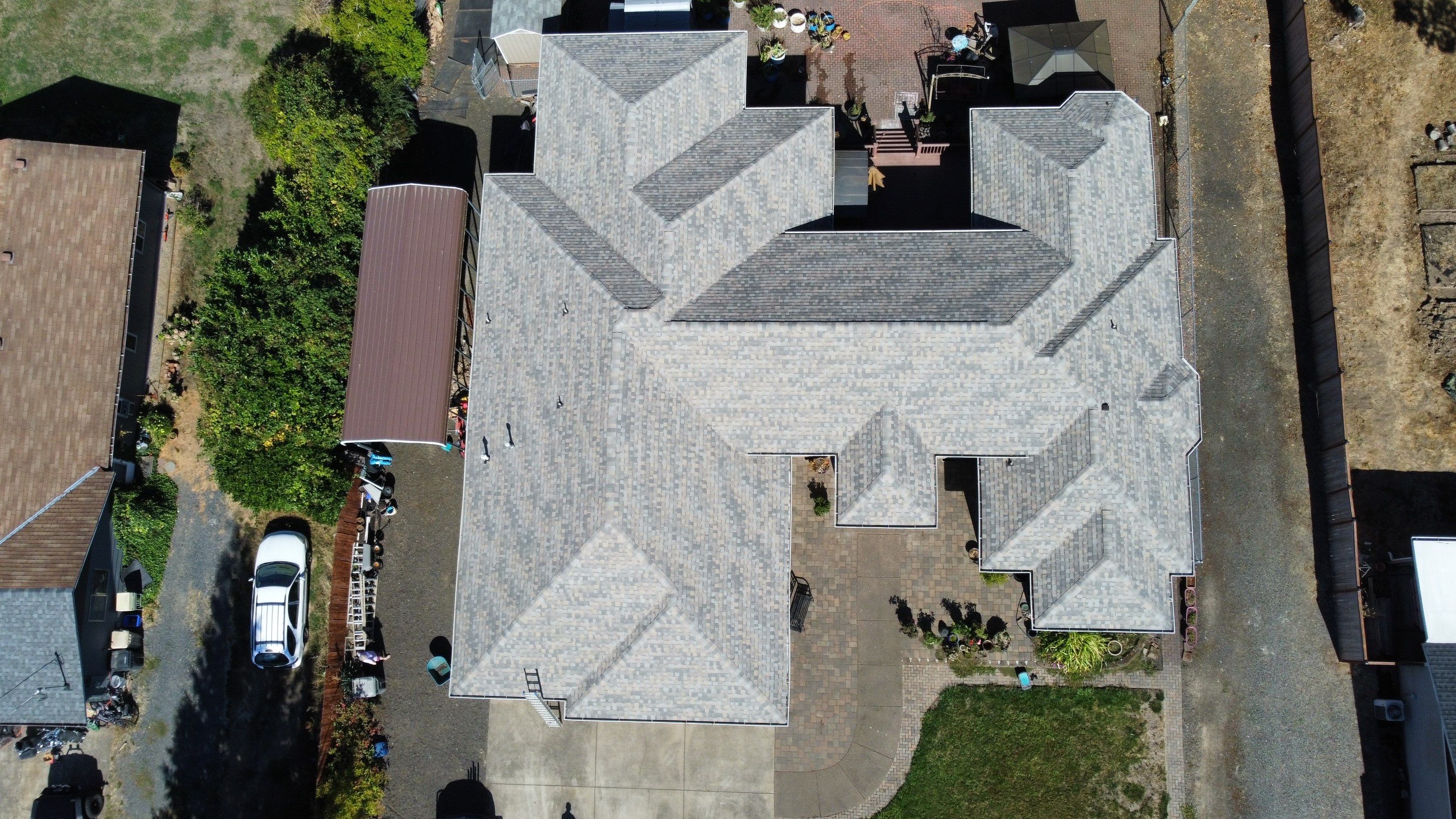 Residential Roofing Installation using IKO Dynasty (Color: Biscayne) by Orezona Building & Roofing Company, Inc.