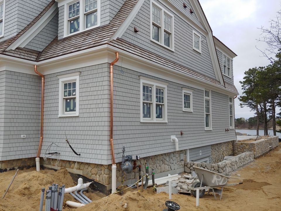 Gutter Installation using 4x6 Fiberglass Gutter in Chatham, MA by Gutter Pro Enterprises