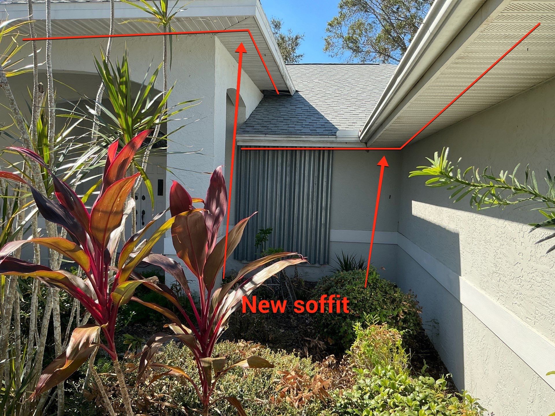 Install Vinyl Soffit in Sarasota FL by Gutter Professors