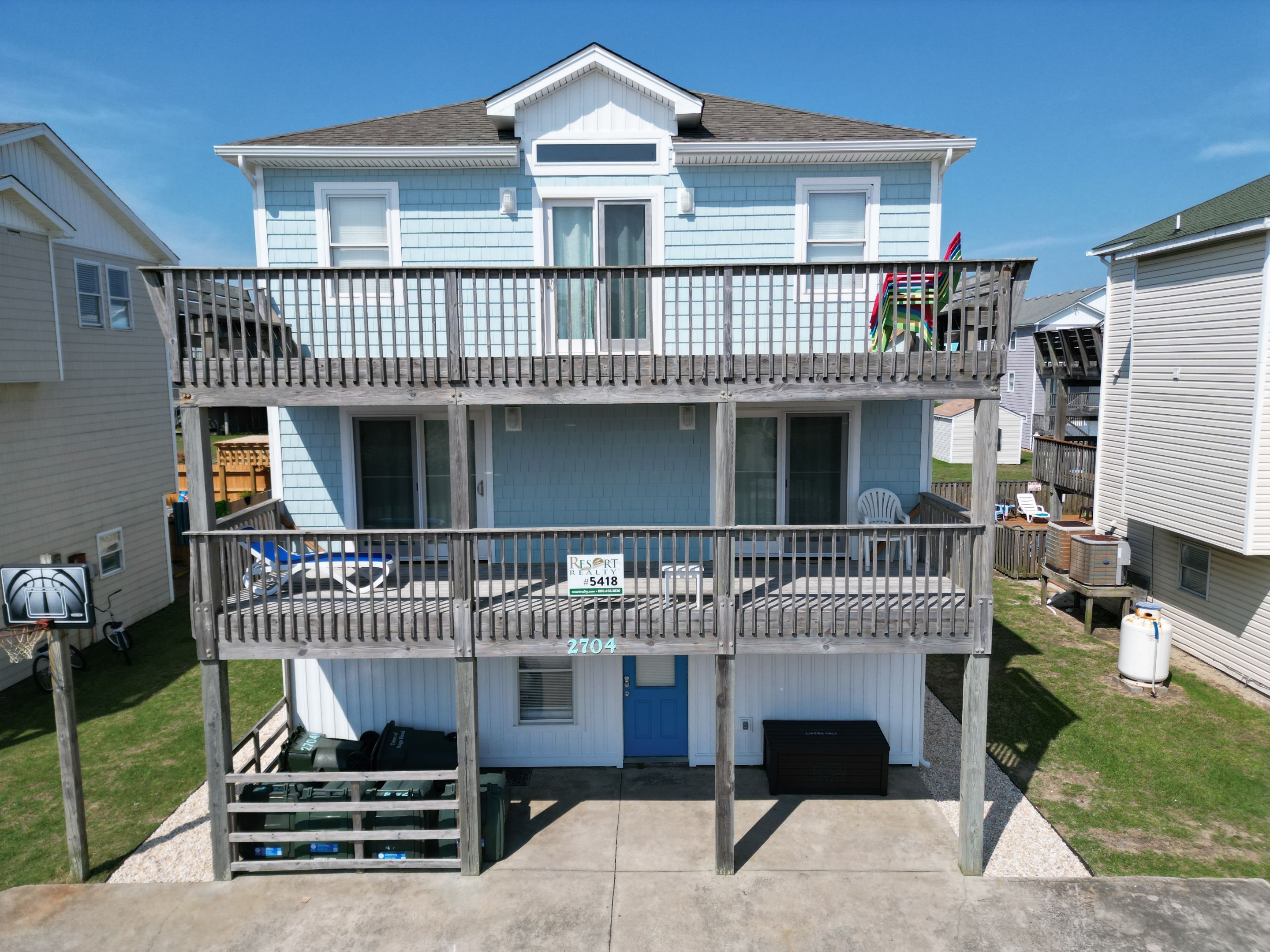 From Bland to Blue by Gallop Roofing & Remodeling, Inc.