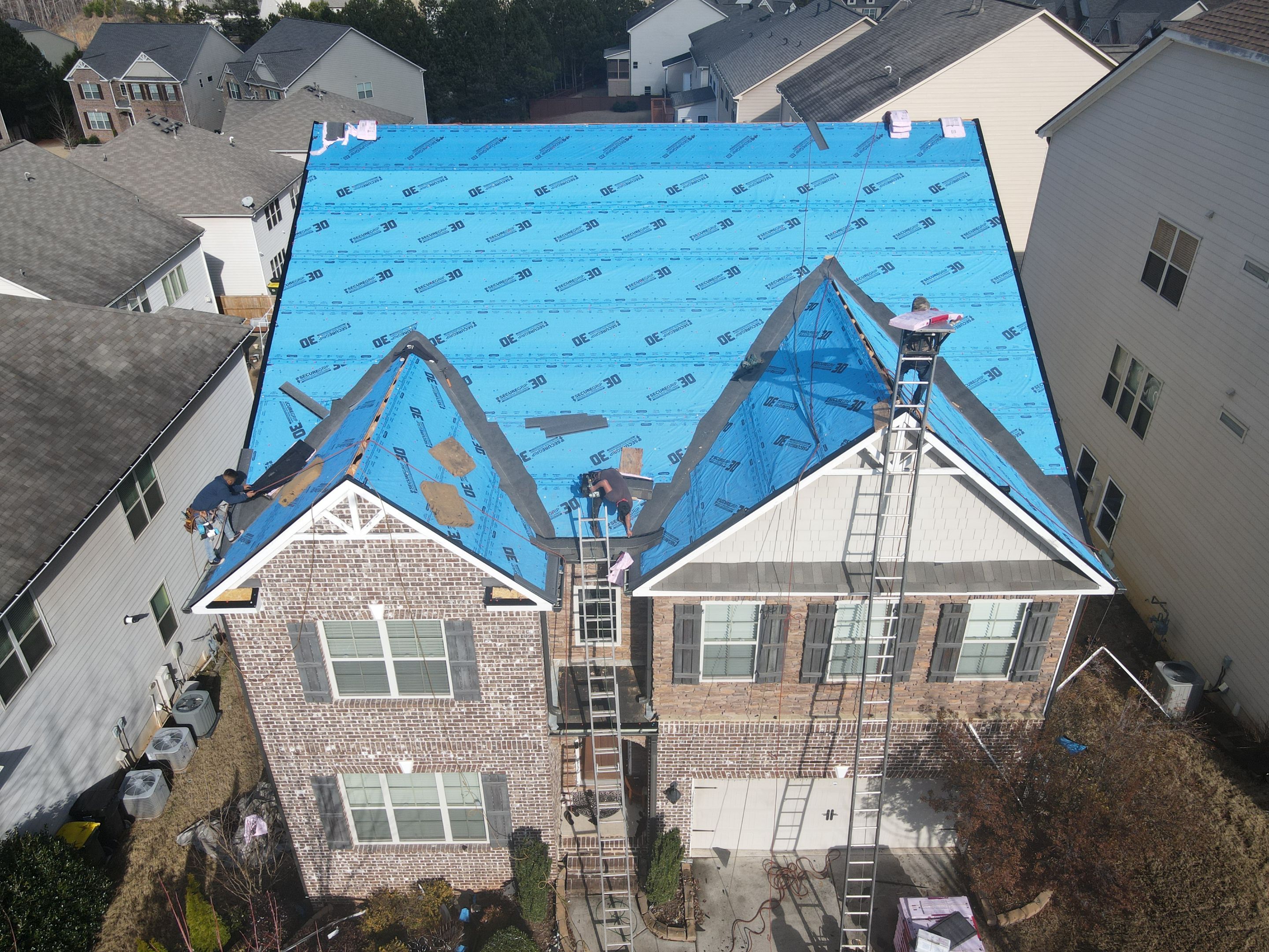 Residential Roofing Installation using Owens Corning by Inspector Roofing and Restoration