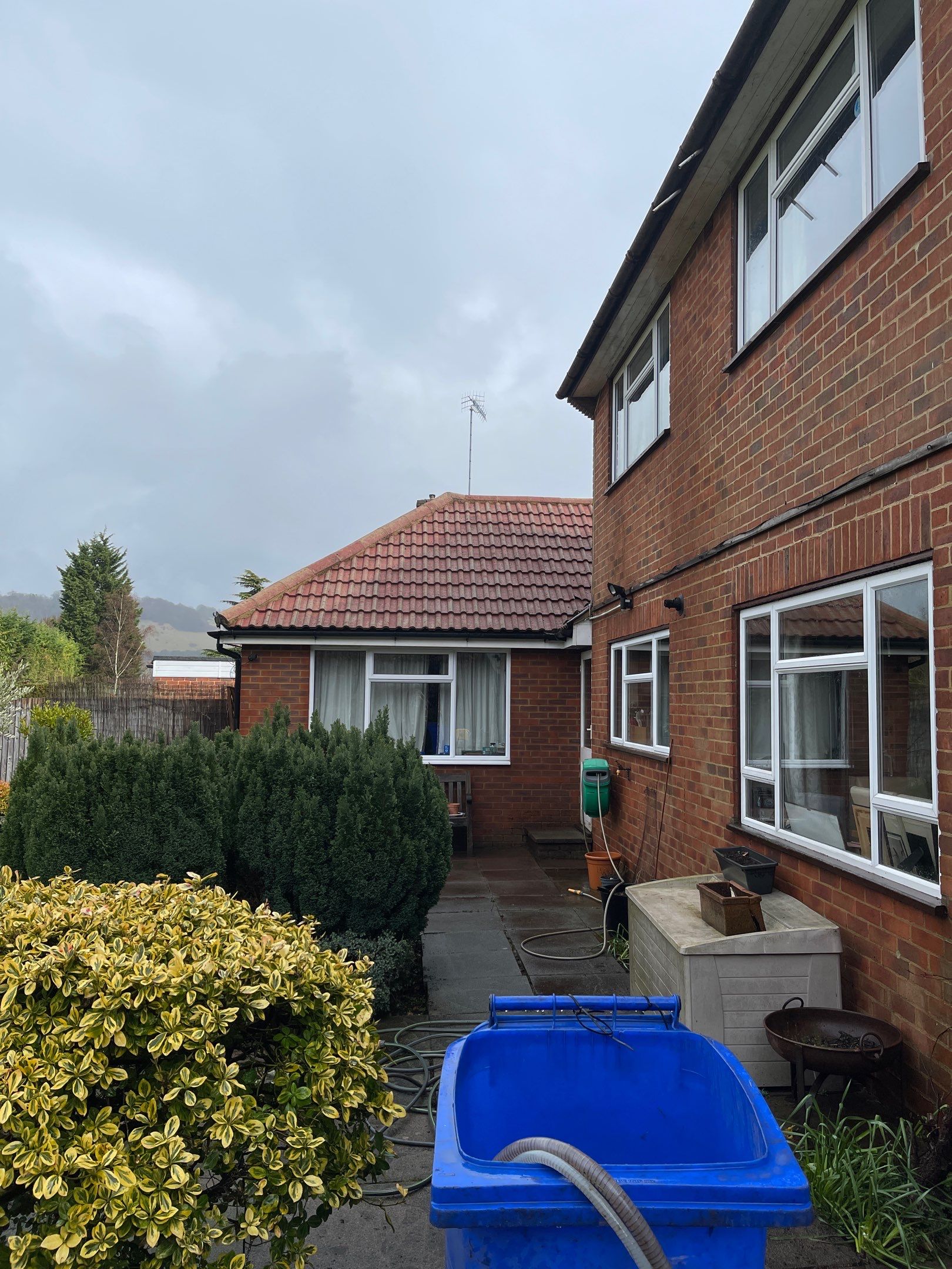 Roof Cleaning and Biocide Treatment using Honda 15lpm Low Pressure Washing Machine by Ges Exterior Cleaning ltd