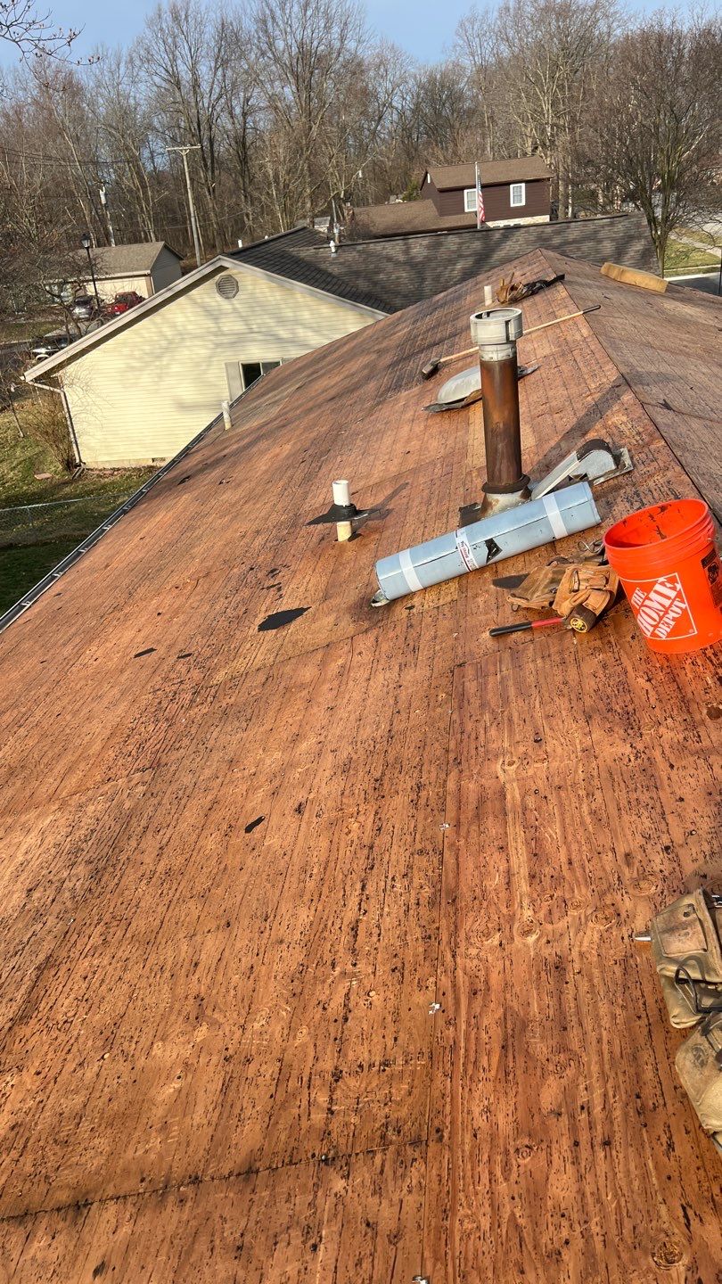 Residential Roofing Installation using GAF Timberline HDZ Charcoal by Nitro Roofing and Construction