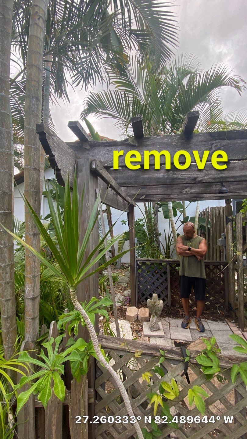 Sarasota, FL 6ft. Tall Horizontal Shadowbox Wood with 4ft. Tall 3-Rail Black Aluminum Fence by Asap fence and gates, LLC