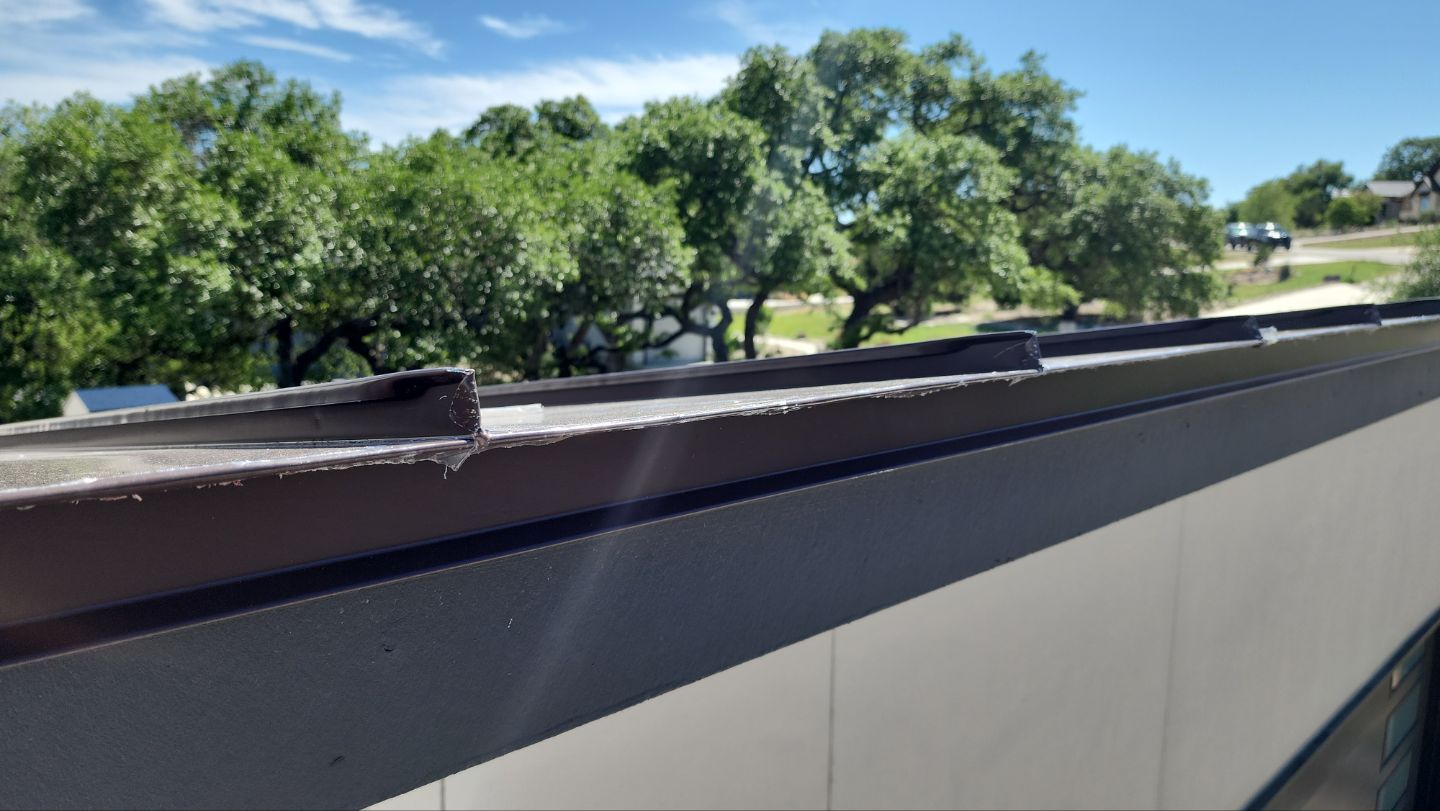 Standing Seam Custom Bent Roof by Lightning Exteriors