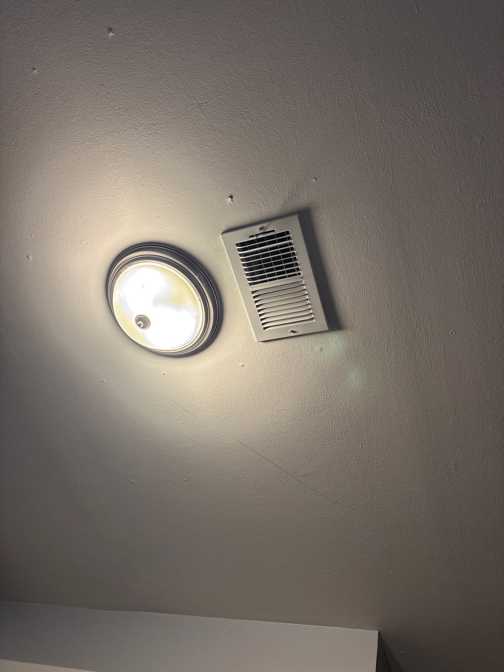 Flush Mount Light Fixture and Ceiling Vent Upgrade in Denver by CompanyCam Sales Demo