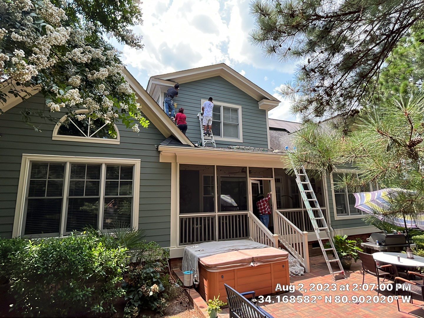 Exterior Trim Paint Project by Geaux 2 Guy, LLC