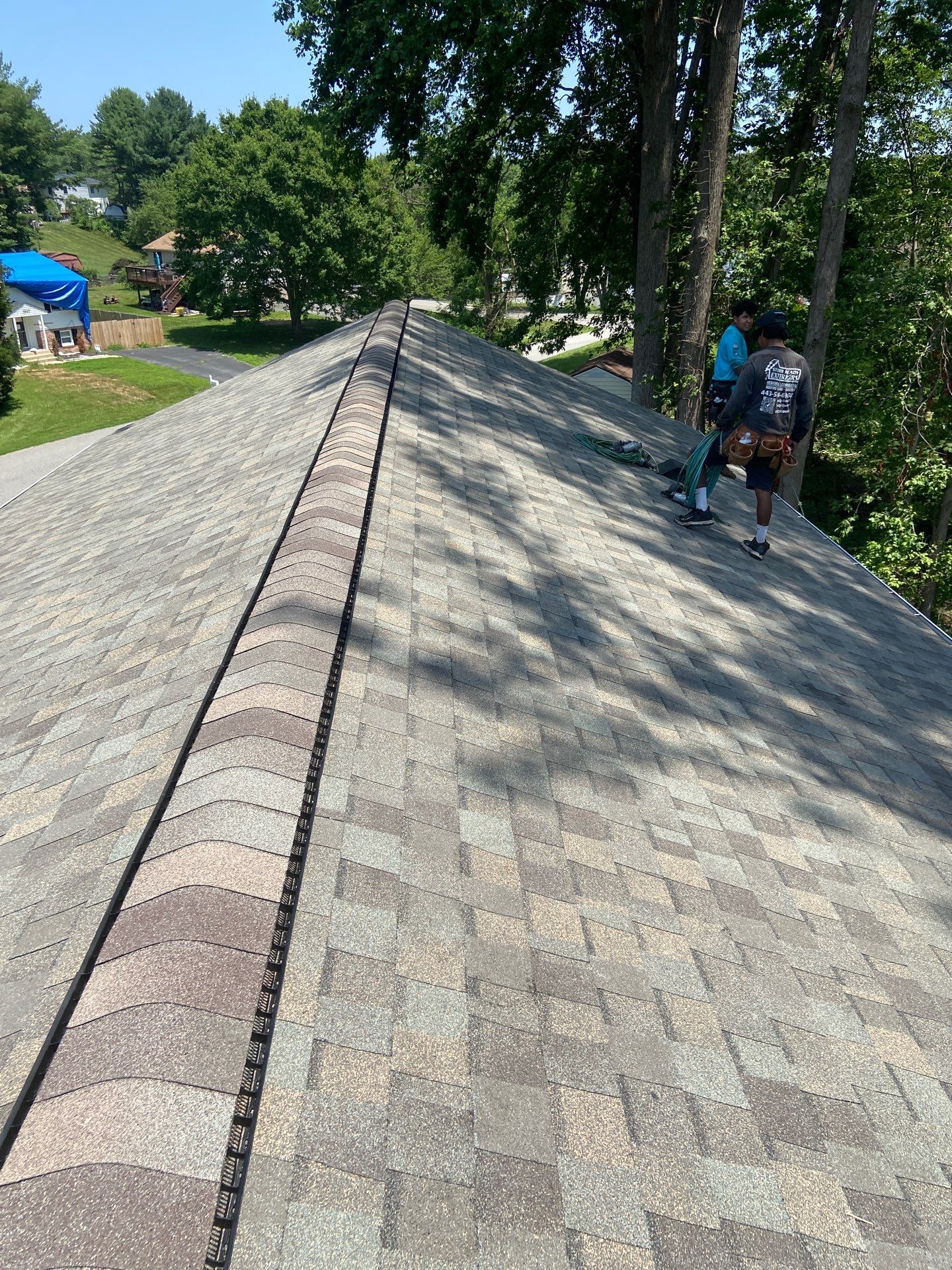 Residential Roofing Installation using TAMKO TITAN - THUNDERSTORM GRAY by Storm Ready Exteriors