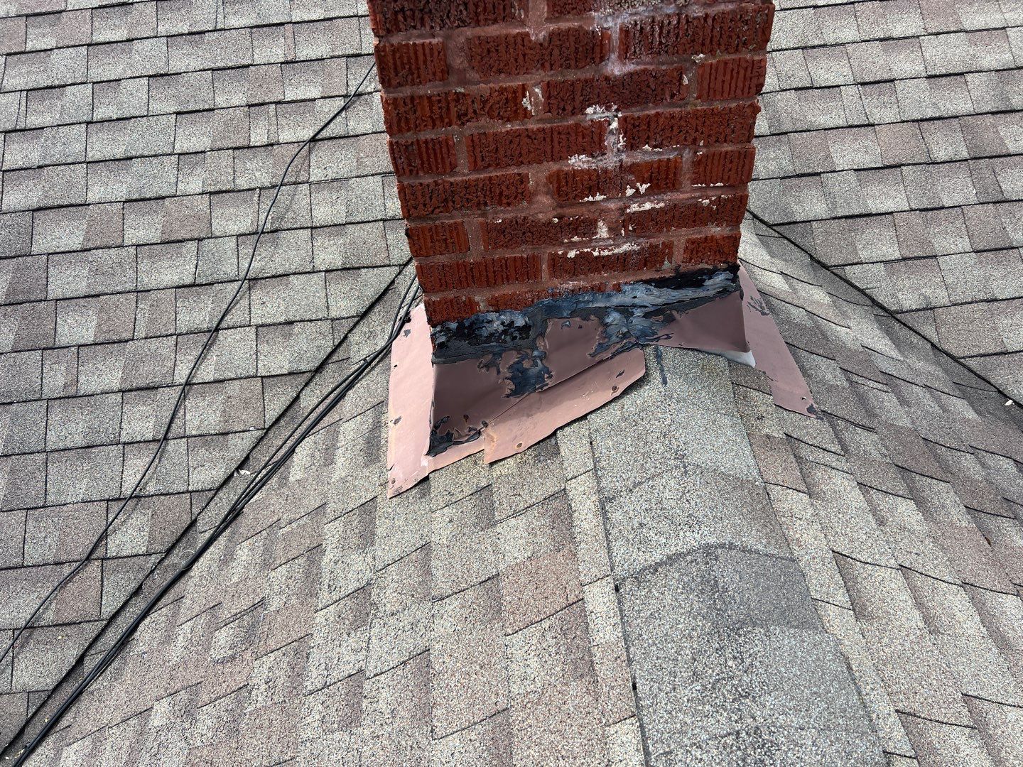 Chimney flashing replacement by Pro Home Services Inc