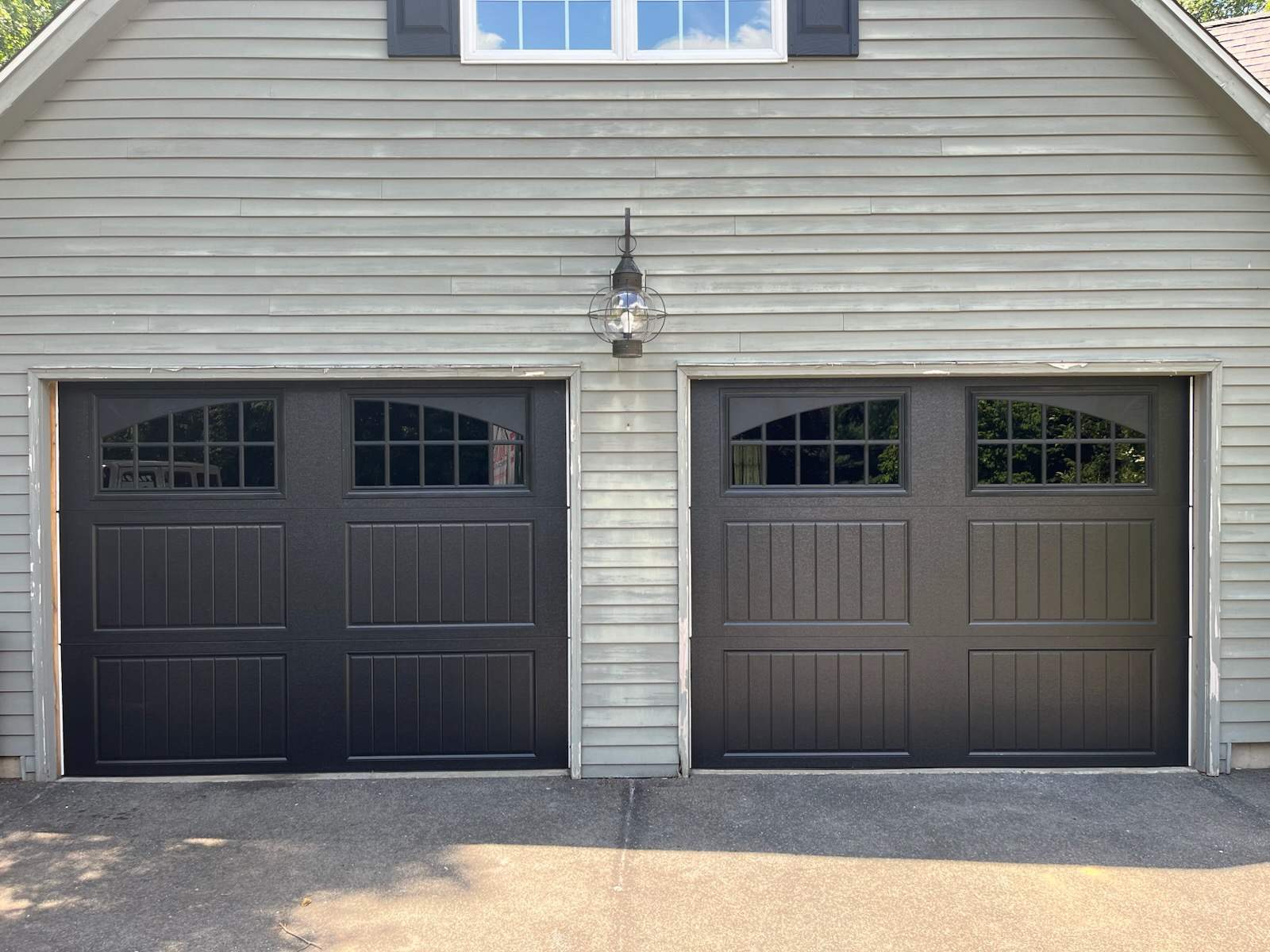 Garage Door Installation using Amarr Classica Gaage door by DiGiorgi Roofing and Siding Inc