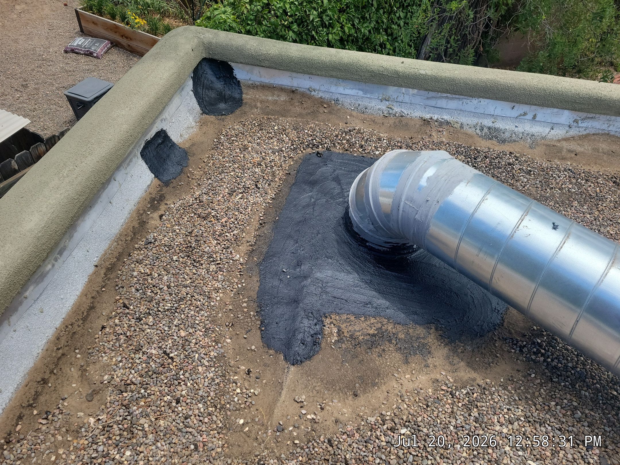 Tar and Gravel Roof Maintenance and Penetration Sealing in Albuquerque by Doyle Roof Masters Inc