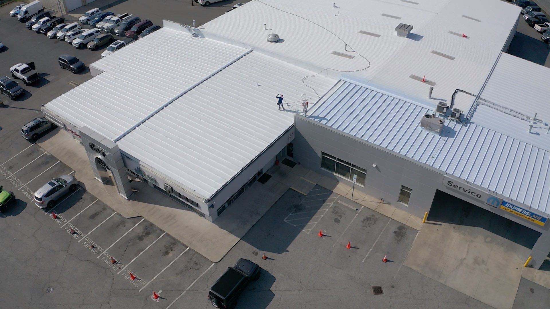 Acrylic Coating  by Just In Time Roofing and Restoration